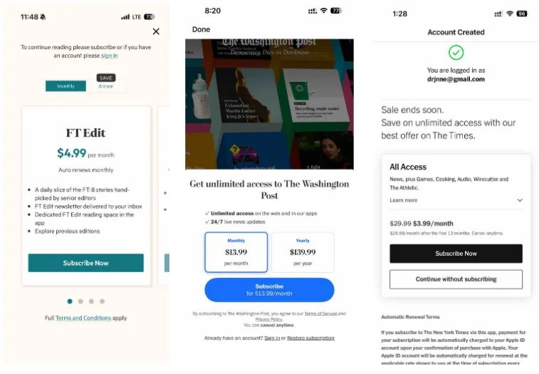 Metered paywall (лімітований доступ)