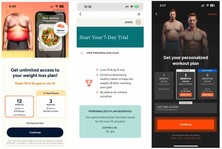 Personalized / onboarding-based paywall (Персоналізований / онбординговий пейвол)