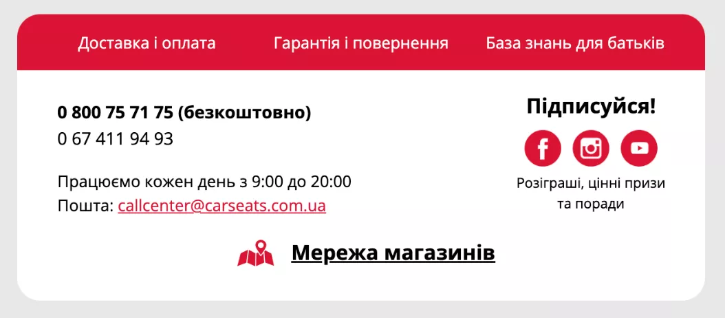Це дає більше точок контакту та вищу ймовірність нового замовлення.