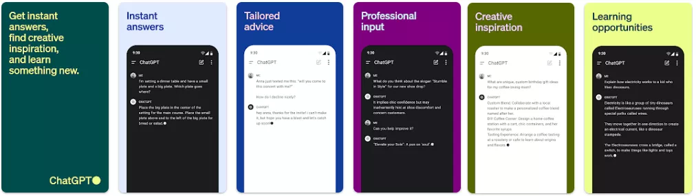 ChatGPT Screenshots