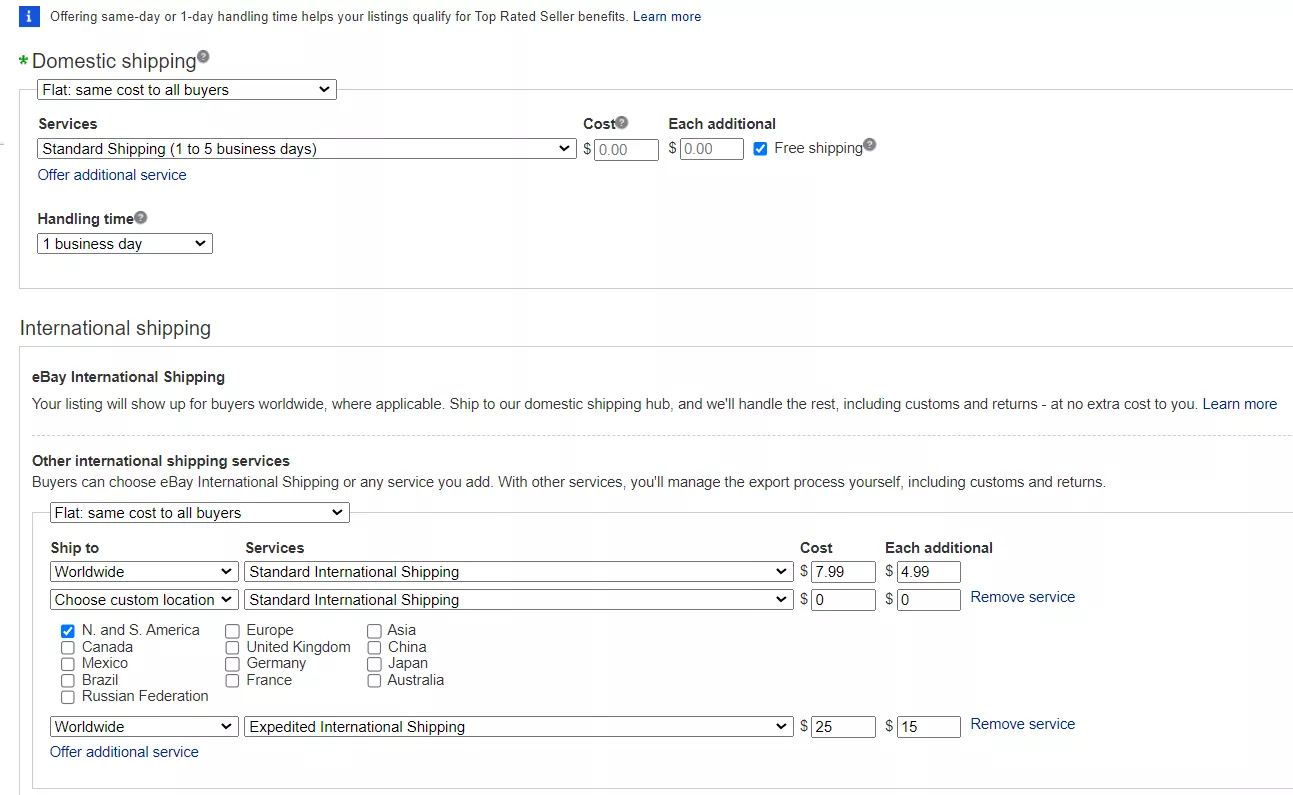 clearly-state-shipping-options