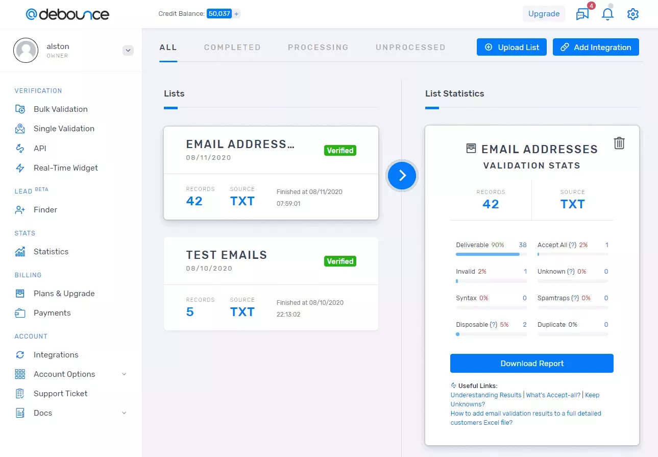 debounce-email-app