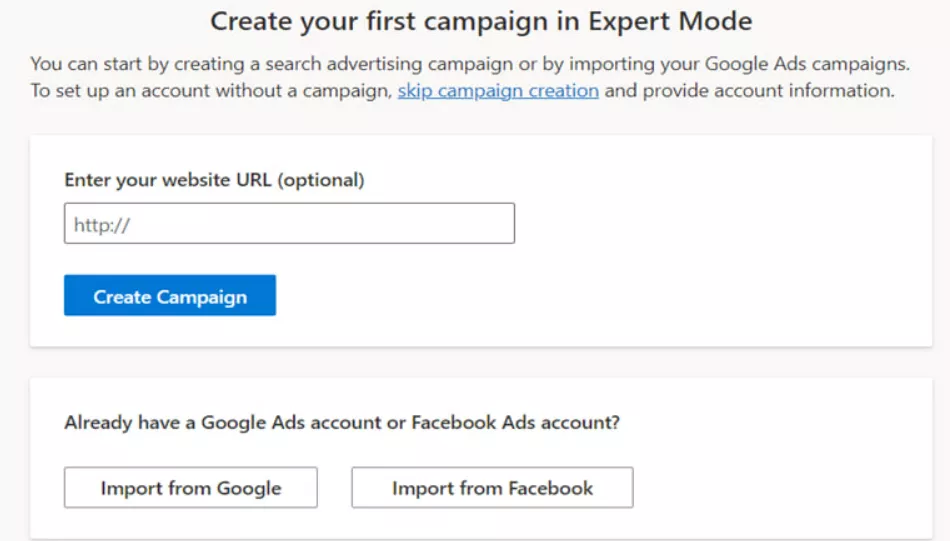 Для створення кампанії натисніть &laquo;Create campaign&raquo;.&nbsp;