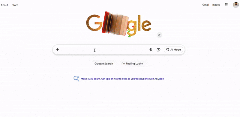 Google тестує кнопку, яка при наборі запиту заміняє «AI Mode»
