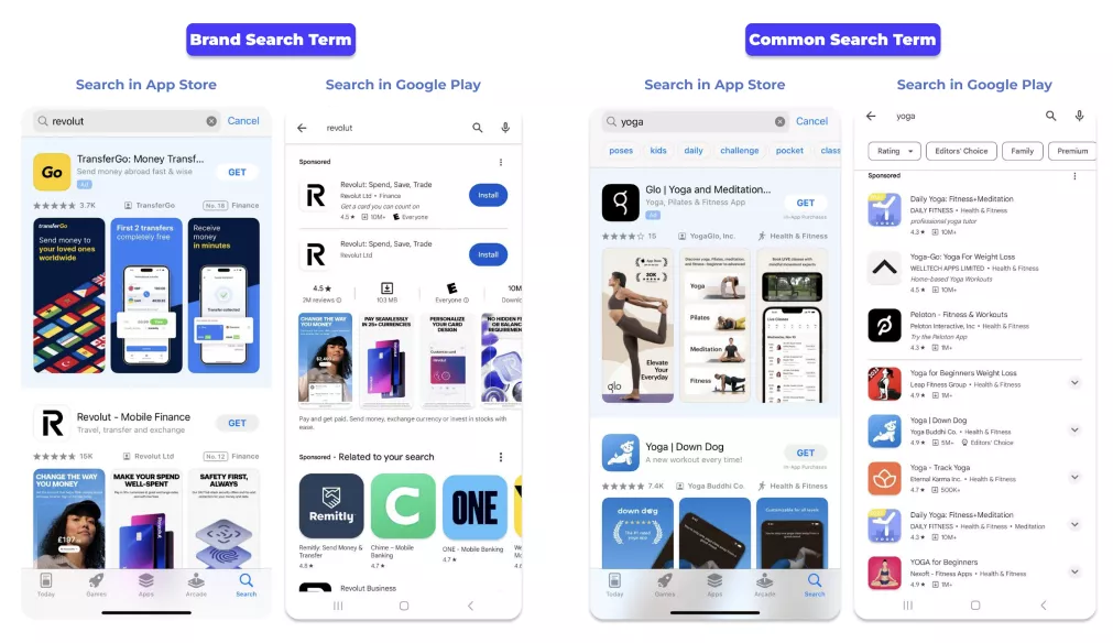 Graphic ASO Icons and Screenshots