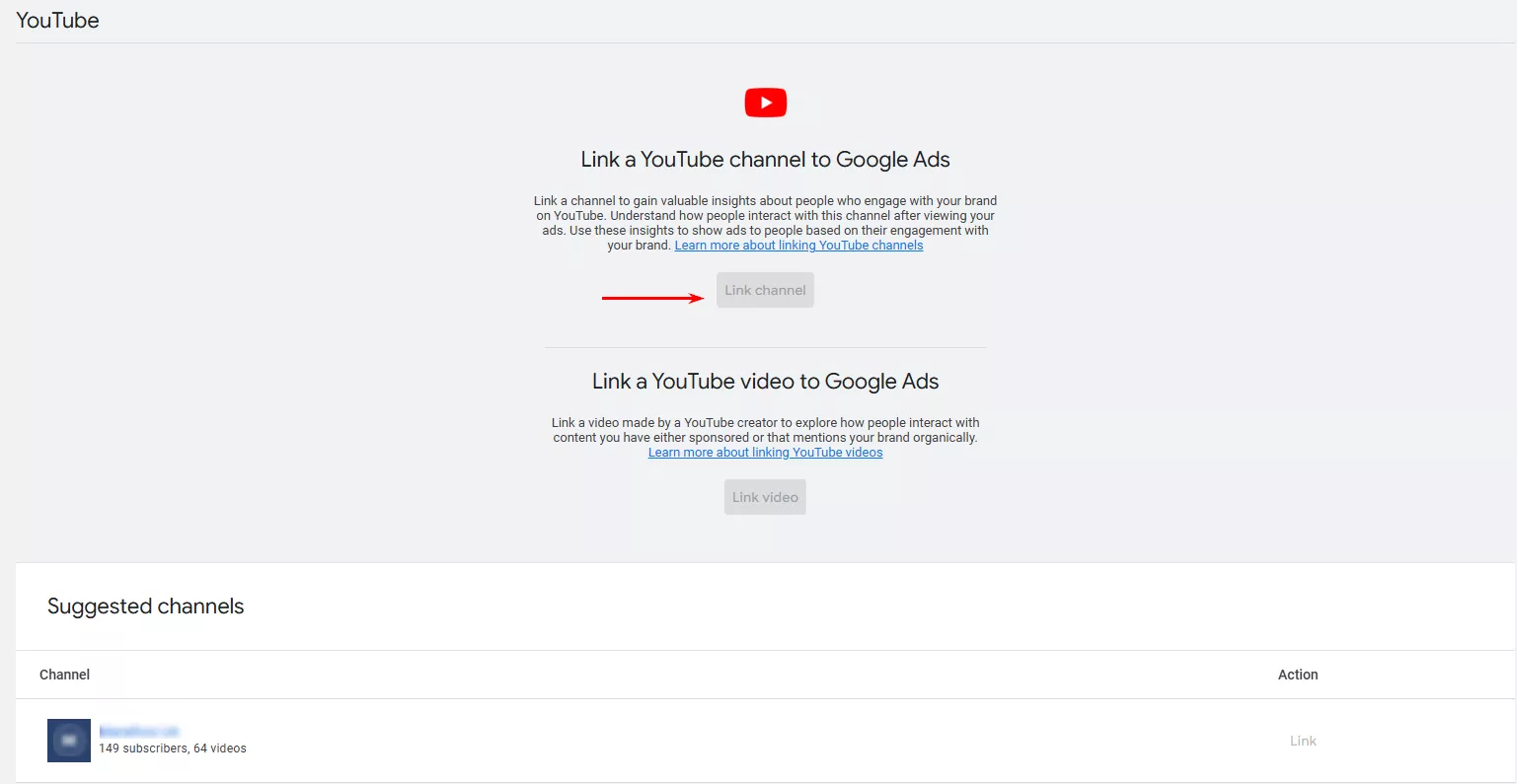 Канал появится в разделе Suggestions.&nbsp;