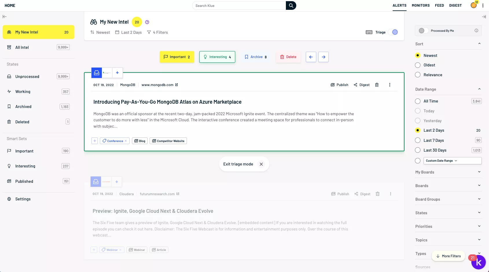 Klue — це платформа для конкурентної розвідки, що працює на основі штучного інтелекту