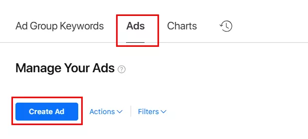 Натисніть Ads &mdash; Create ad.