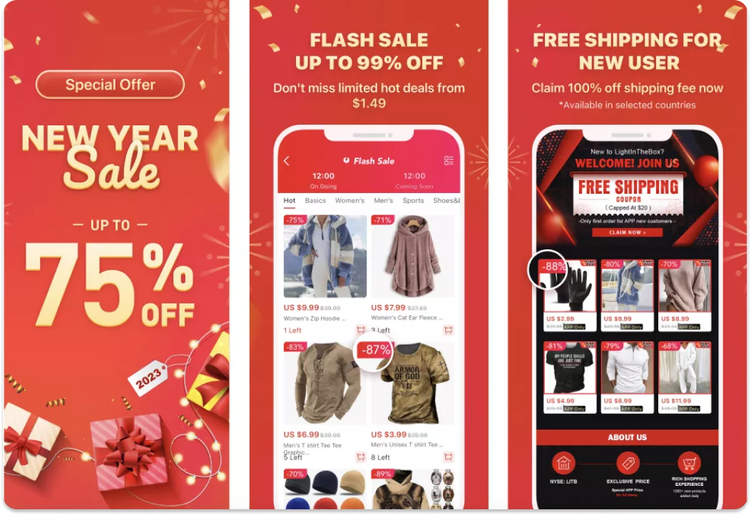 Новорічні ідеї для скриншотів в застосунках для покупок 3