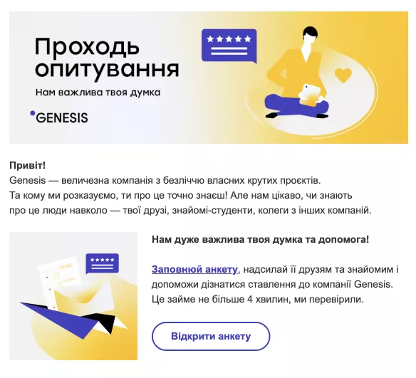 проведення опитувань