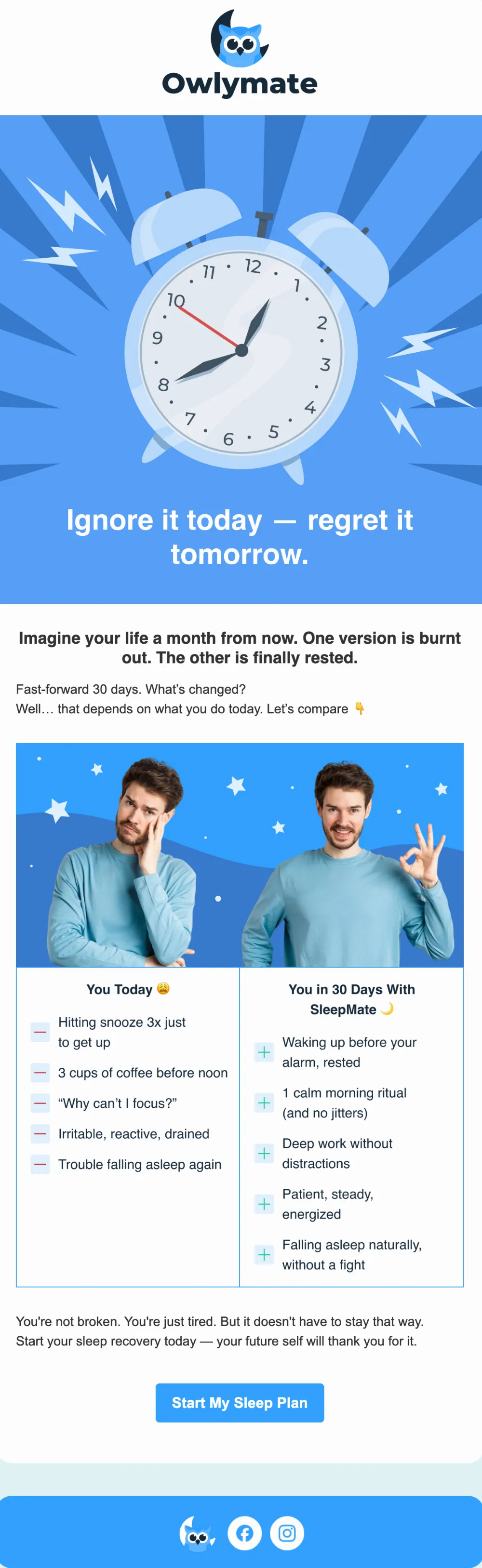 owlymate retention Ціна недосипання П’ятий лист ланцюжка