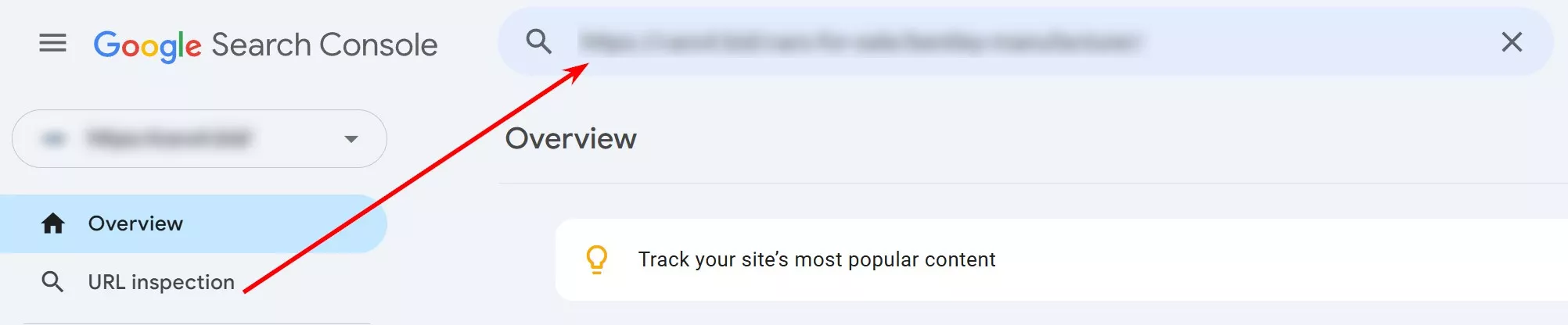 перейдіть у Google Search Console і вставте URL у поле «Перевірка URL»