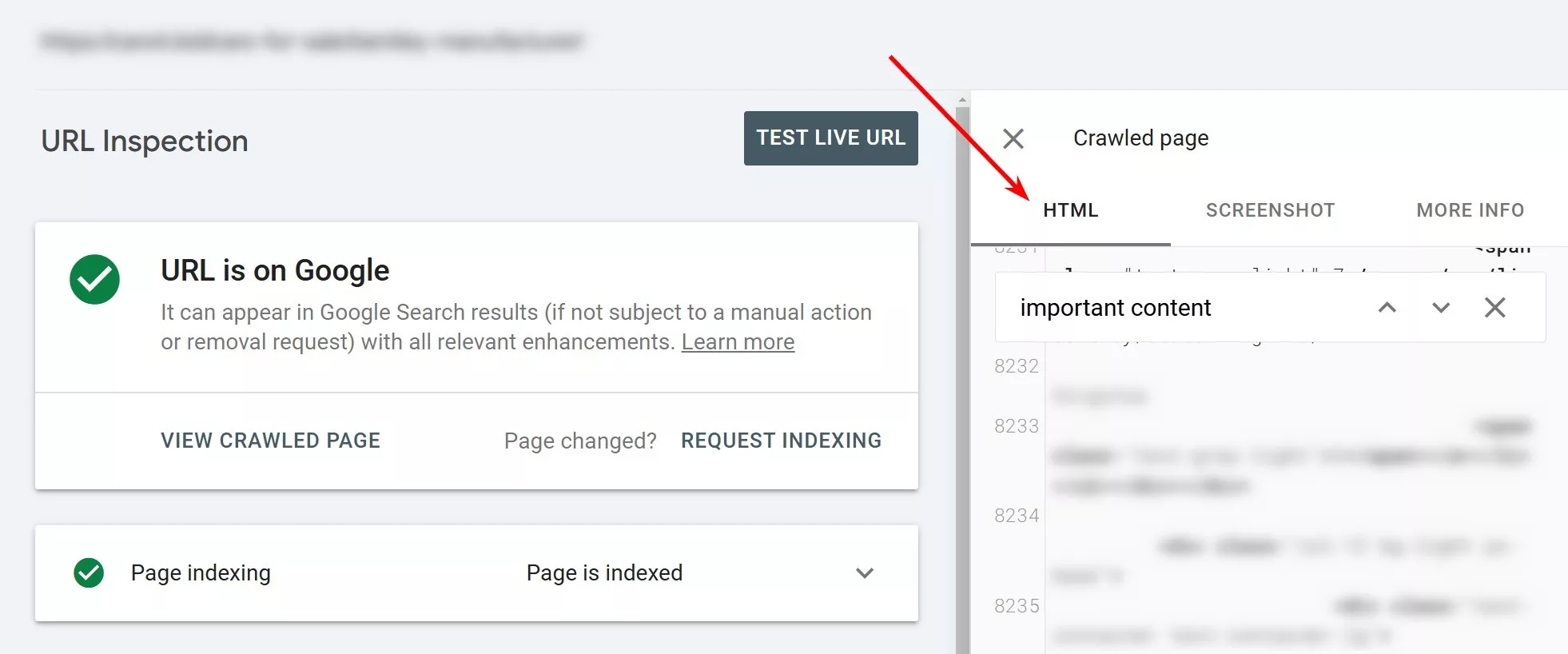 проаналізуйте HTML-код і переконайтеся в наявності всіх основних елементів контенту (заголовки, тексти, зображення)