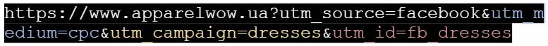 Розгляну на прикладі такої адреси з UTM-міткою