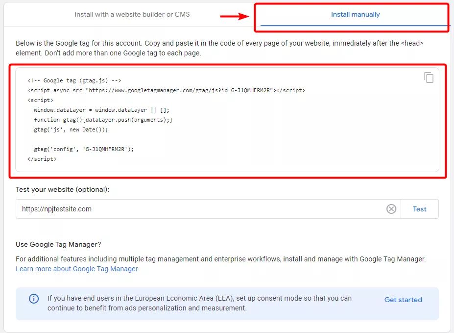 с помощью разработчиком или через Google Tad Manager