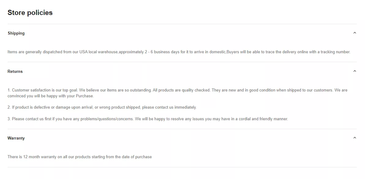 store-policies