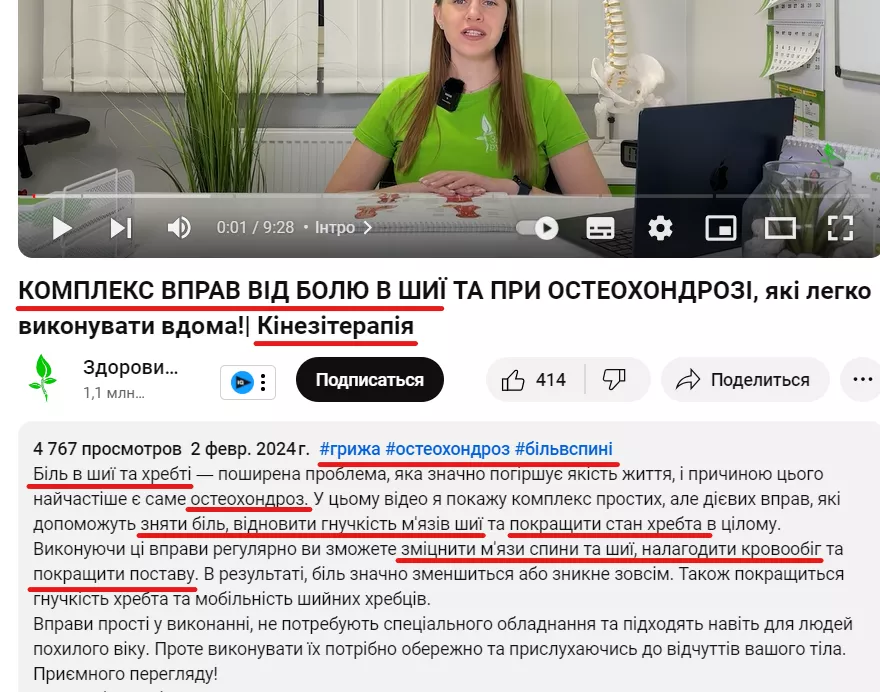 Назва ― головний фактор ранжування відео в пошуку та залучення глядачів до перегляд