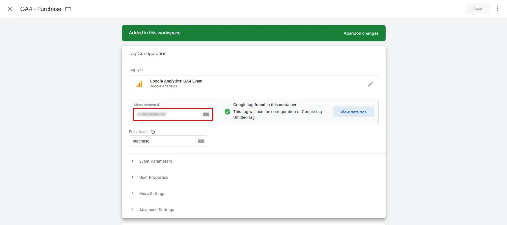 Configuration Tag