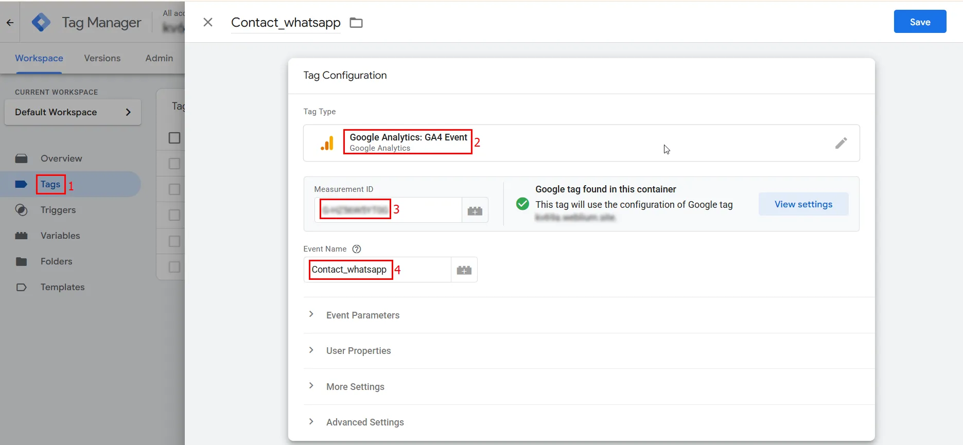 Конфігурація тегу (Tag Configuration)